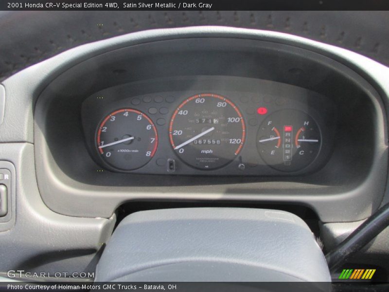 Satin Silver Metallic / Dark Gray 2001 Honda CR-V Special Edition 4WD