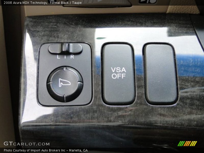 Formal Black / Taupe 2008 Acura MDX Technology