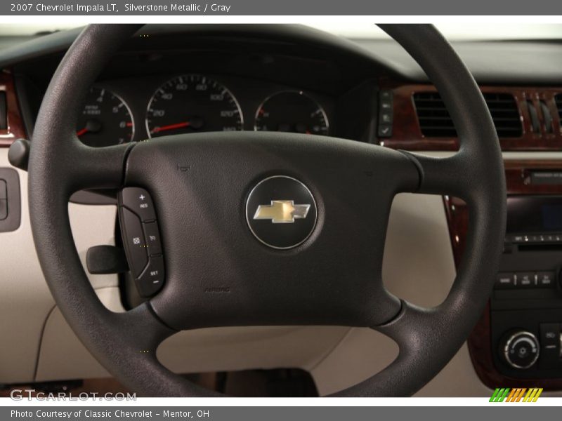 Silverstone Metallic / Gray 2007 Chevrolet Impala LT