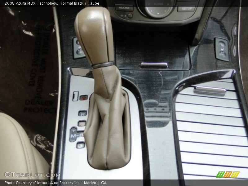 Formal Black / Taupe 2008 Acura MDX Technology