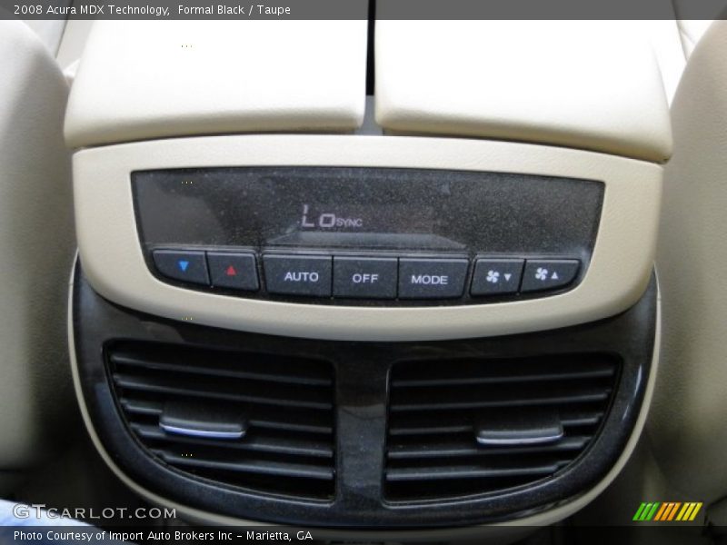 Formal Black / Taupe 2008 Acura MDX Technology