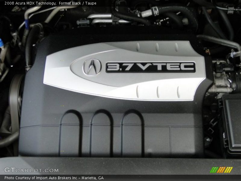 Formal Black / Taupe 2008 Acura MDX Technology