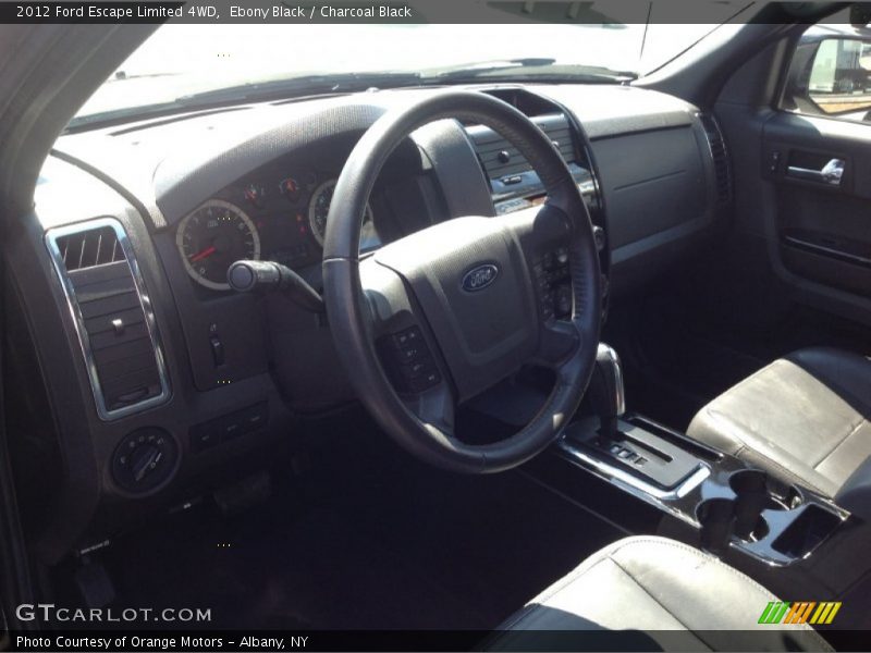 Ebony Black / Charcoal Black 2012 Ford Escape Limited 4WD