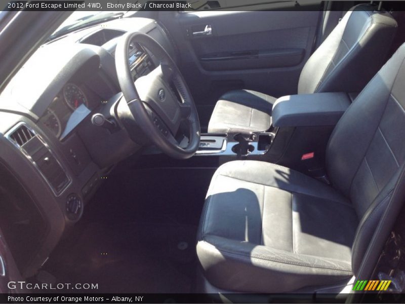 Ebony Black / Charcoal Black 2012 Ford Escape Limited 4WD