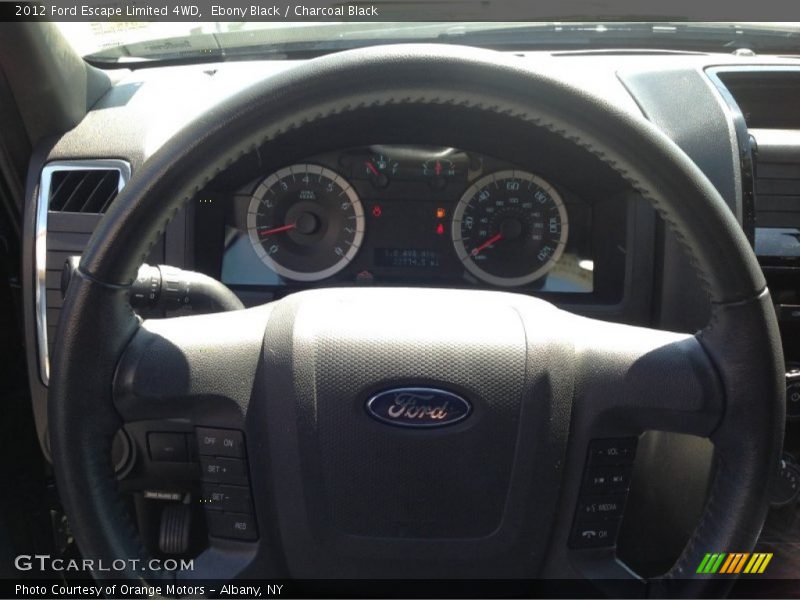 Ebony Black / Charcoal Black 2012 Ford Escape Limited 4WD