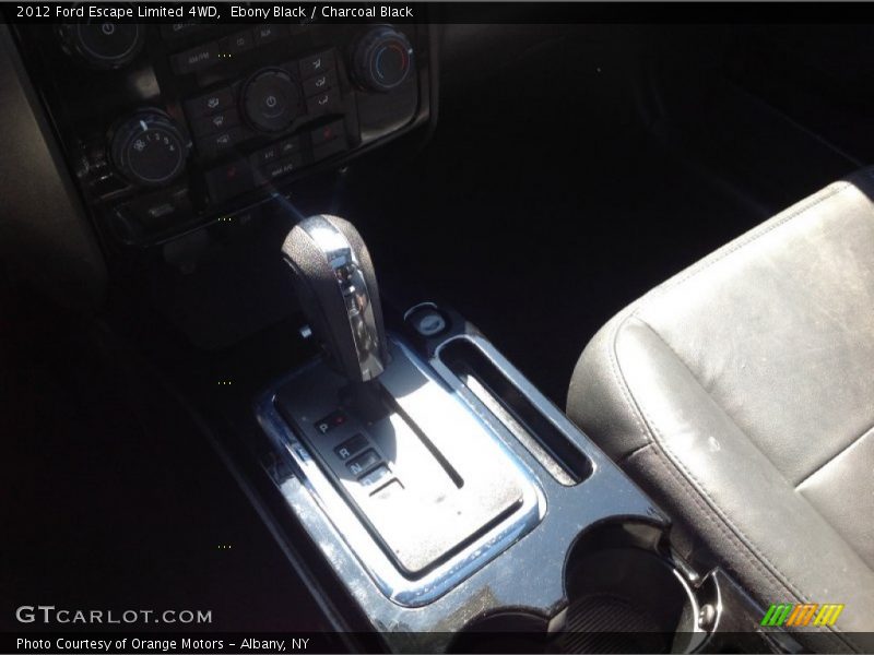 Ebony Black / Charcoal Black 2012 Ford Escape Limited 4WD