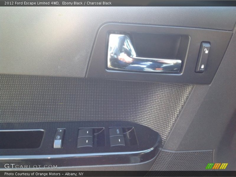 Ebony Black / Charcoal Black 2012 Ford Escape Limited 4WD