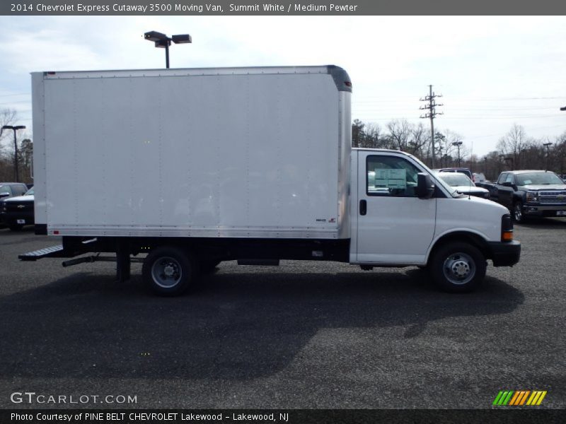 Summit White / Medium Pewter 2014 Chevrolet Express Cutaway 3500 Moving Van