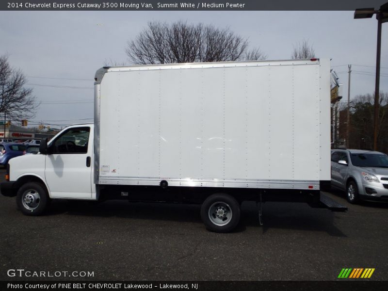 Summit White / Medium Pewter 2014 Chevrolet Express Cutaway 3500 Moving Van