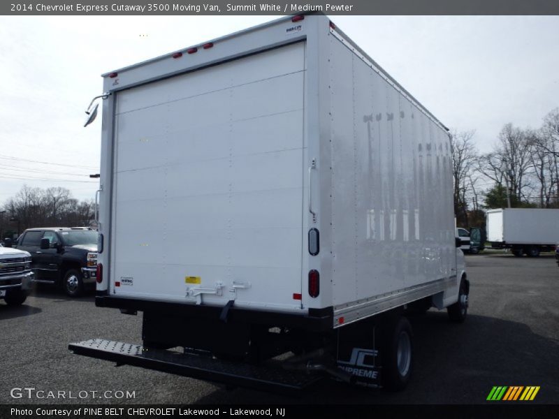 Summit White / Medium Pewter 2014 Chevrolet Express Cutaway 3500 Moving Van
