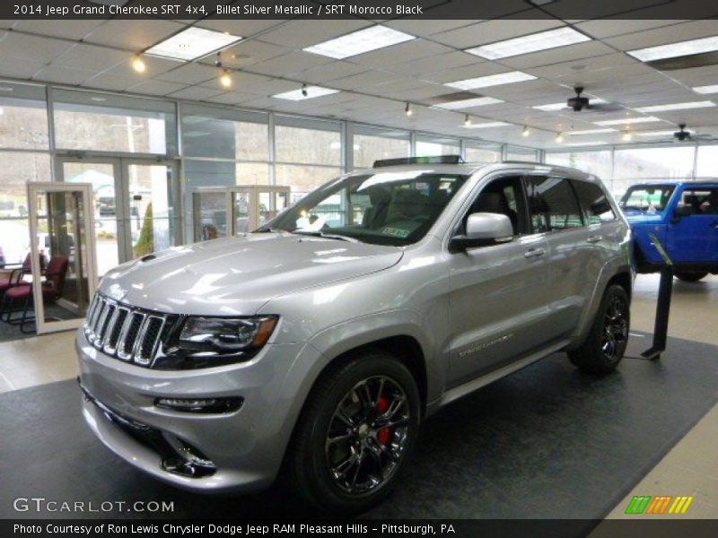 Billet Silver Metallic / SRT Morocco Black 2014 Jeep Grand Cherokee SRT 4x4