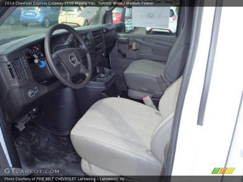 Summit White / Medium Pewter 2014 Chevrolet Express Cutaway 3500 Moving Van