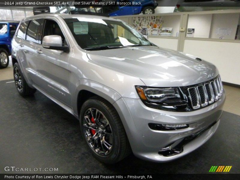 Billet Silver Metallic / SRT Morocco Black 2014 Jeep Grand Cherokee SRT 4x4