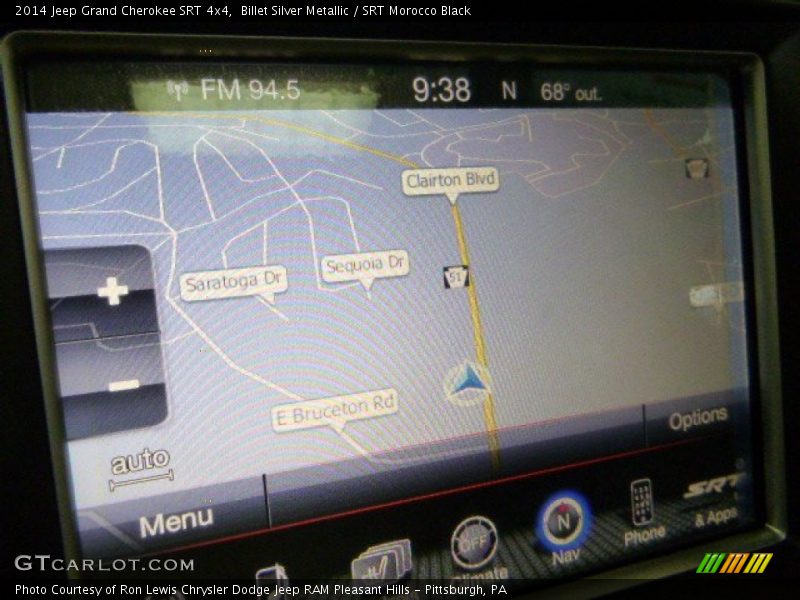 Billet Silver Metallic / SRT Morocco Black 2014 Jeep Grand Cherokee SRT 4x4