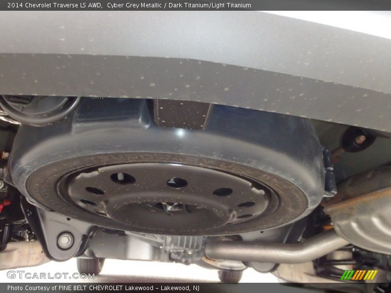 Cyber Grey Metallic / Dark Titanium/Light Titanium 2014 Chevrolet Traverse LS AWD