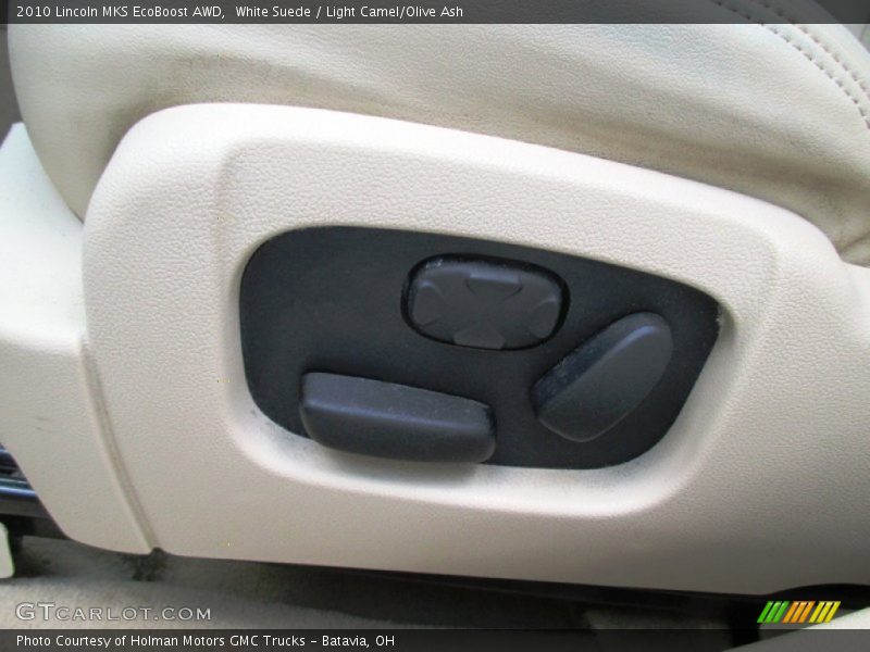 White Suede / Light Camel/Olive Ash 2010 Lincoln MKS EcoBoost AWD