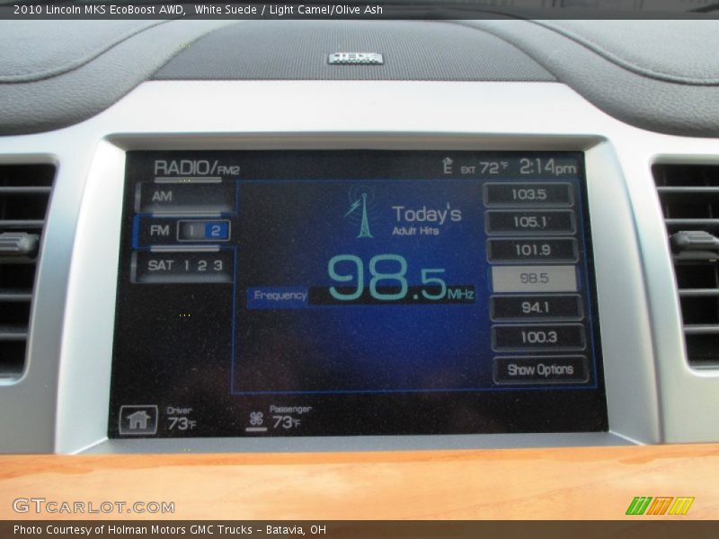 White Suede / Light Camel/Olive Ash 2010 Lincoln MKS EcoBoost AWD