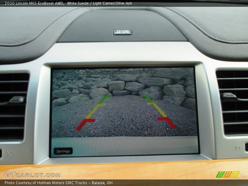 White Suede / Light Camel/Olive Ash 2010 Lincoln MKS EcoBoost AWD
