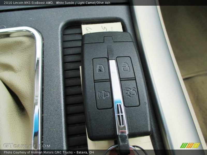 White Suede / Light Camel/Olive Ash 2010 Lincoln MKS EcoBoost AWD