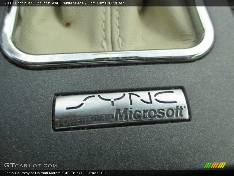 White Suede / Light Camel/Olive Ash 2010 Lincoln MKS EcoBoost AWD