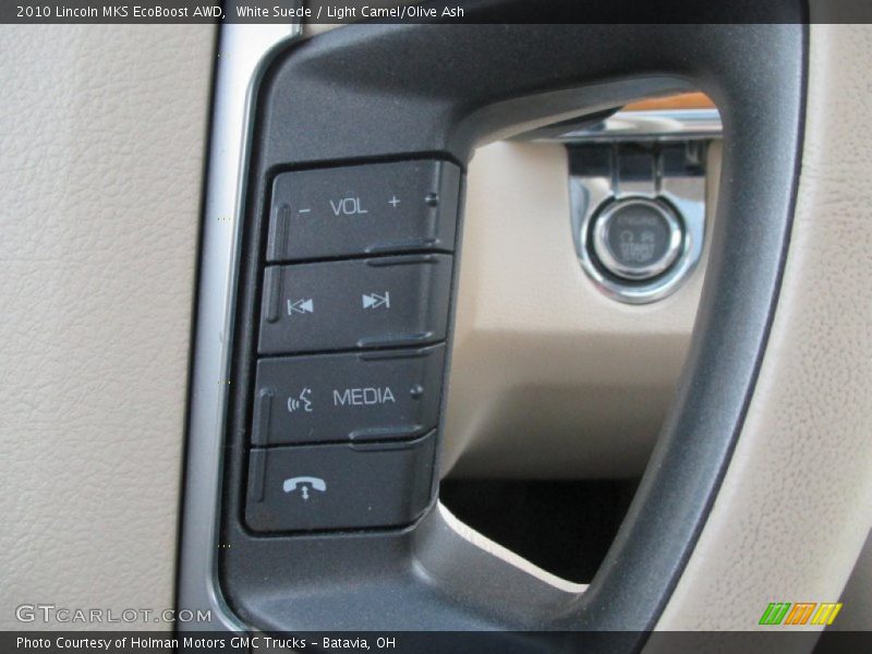 White Suede / Light Camel/Olive Ash 2010 Lincoln MKS EcoBoost AWD