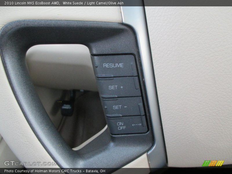 White Suede / Light Camel/Olive Ash 2010 Lincoln MKS EcoBoost AWD