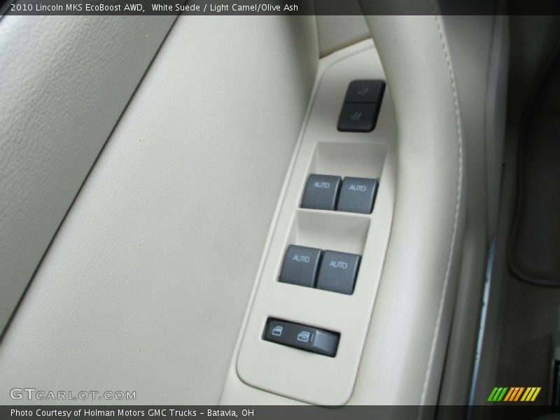 White Suede / Light Camel/Olive Ash 2010 Lincoln MKS EcoBoost AWD
