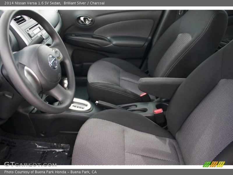 Brilliant Silver / Charcoal 2014 Nissan Versa 1.6 SV Sedan