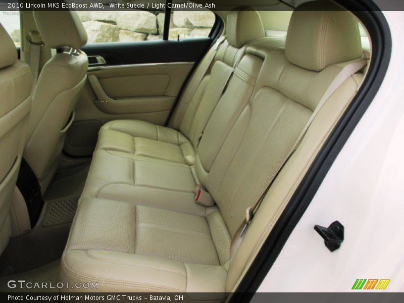 White Suede / Light Camel/Olive Ash 2010 Lincoln MKS EcoBoost AWD