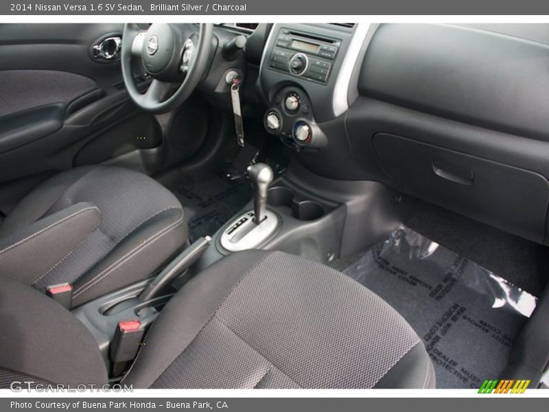 Brilliant Silver / Charcoal 2014 Nissan Versa 1.6 SV Sedan