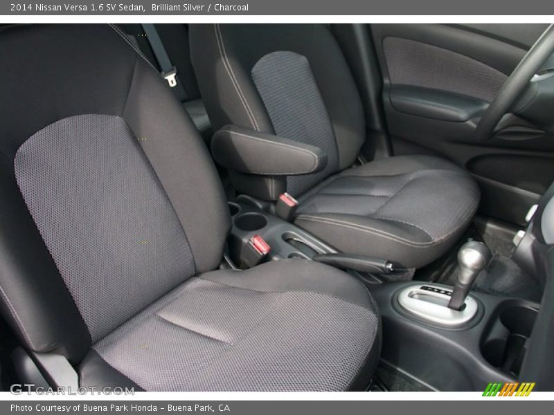 Brilliant Silver / Charcoal 2014 Nissan Versa 1.6 SV Sedan
