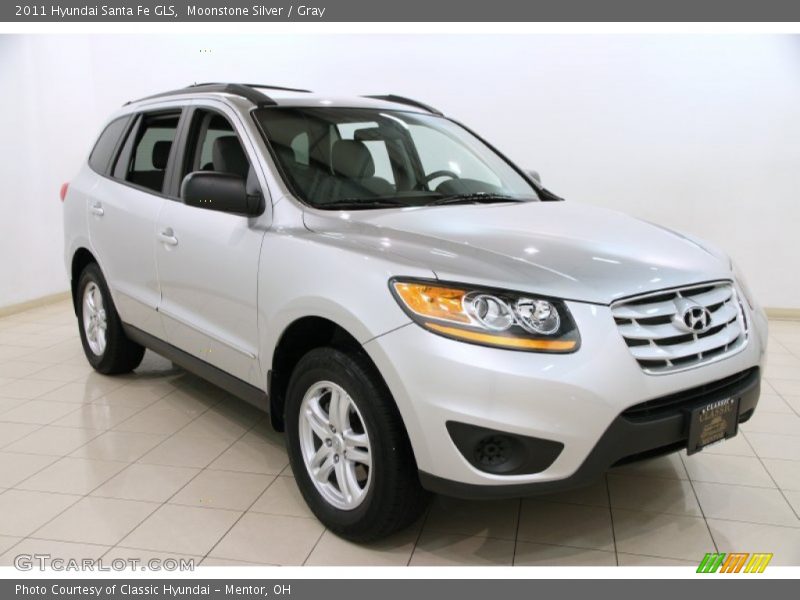 Moonstone Silver / Gray 2011 Hyundai Santa Fe GLS
