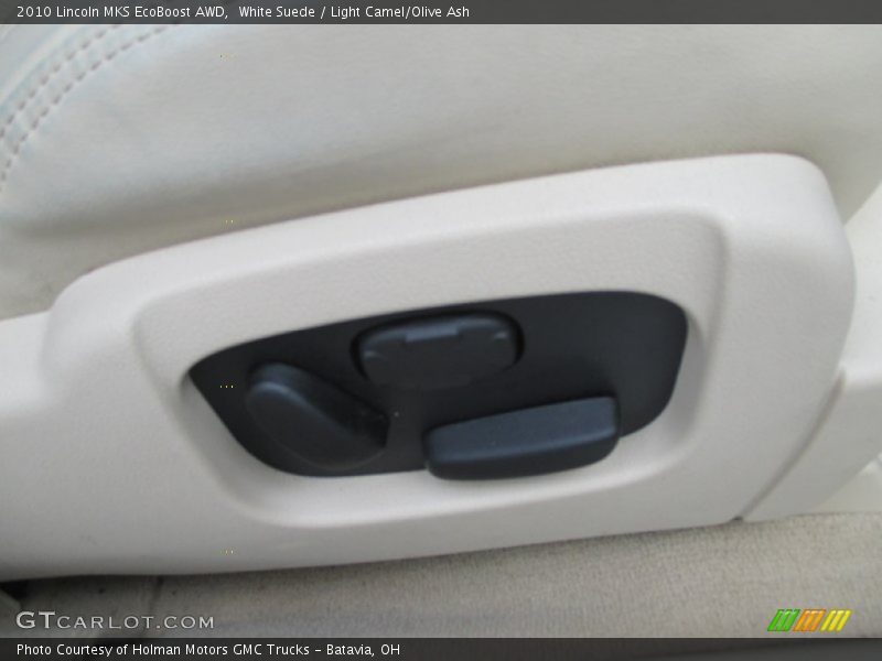White Suede / Light Camel/Olive Ash 2010 Lincoln MKS EcoBoost AWD