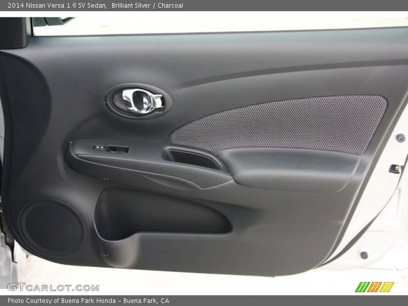 Brilliant Silver / Charcoal 2014 Nissan Versa 1.6 SV Sedan