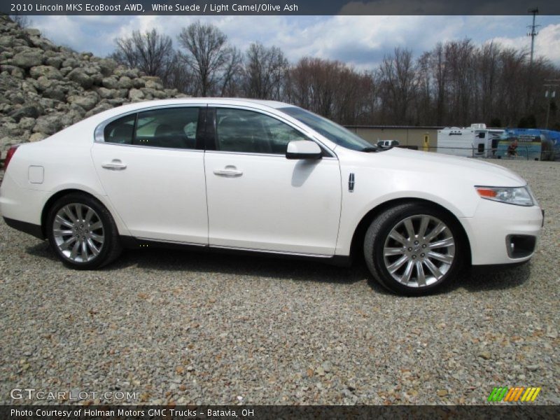 White Suede / Light Camel/Olive Ash 2010 Lincoln MKS EcoBoost AWD