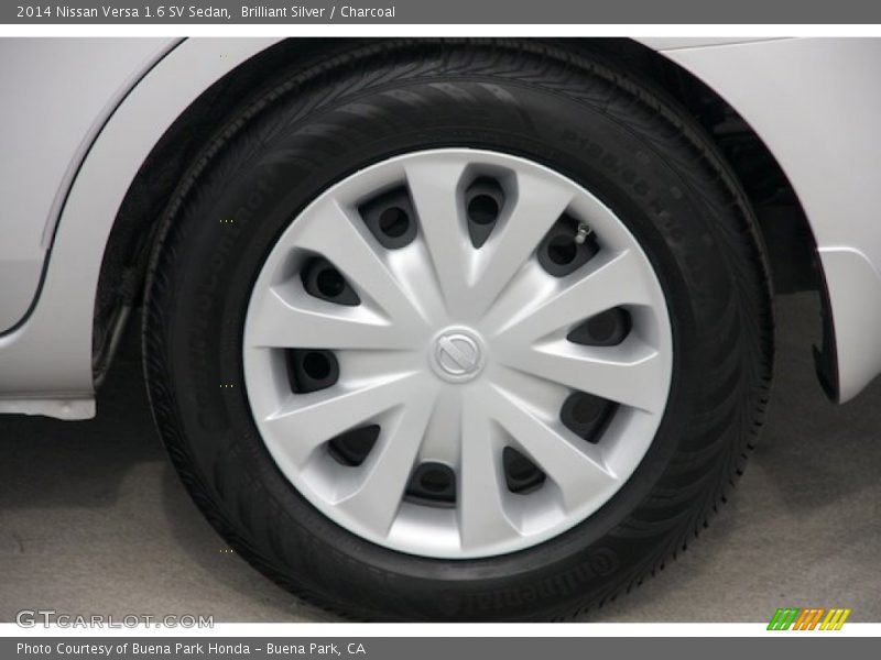 Brilliant Silver / Charcoal 2014 Nissan Versa 1.6 SV Sedan