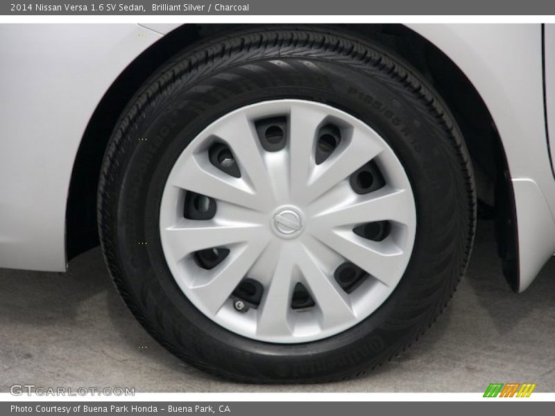 Brilliant Silver / Charcoal 2014 Nissan Versa 1.6 SV Sedan