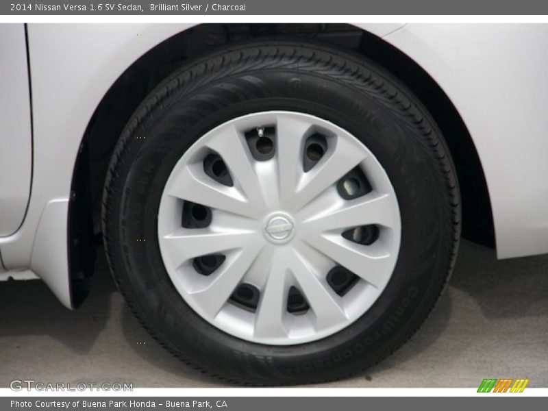 Brilliant Silver / Charcoal 2014 Nissan Versa 1.6 SV Sedan