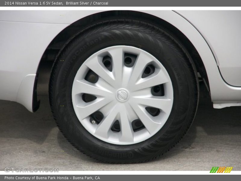 Brilliant Silver / Charcoal 2014 Nissan Versa 1.6 SV Sedan