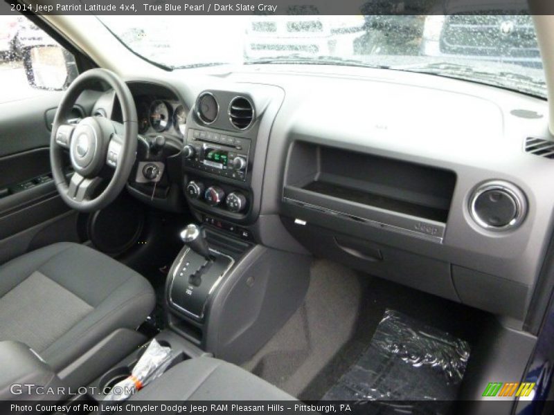 True Blue Pearl / Dark Slate Gray 2014 Jeep Patriot Latitude 4x4