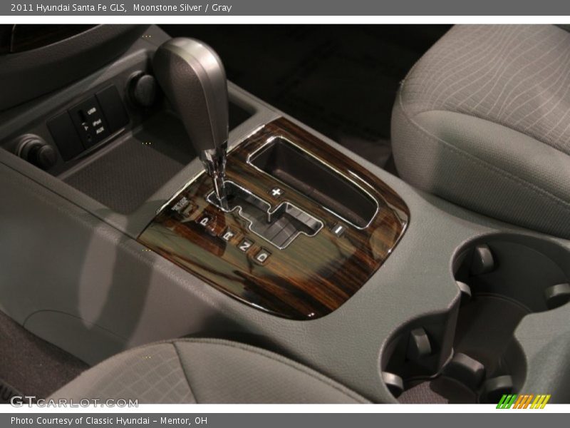 Moonstone Silver / Gray 2011 Hyundai Santa Fe GLS