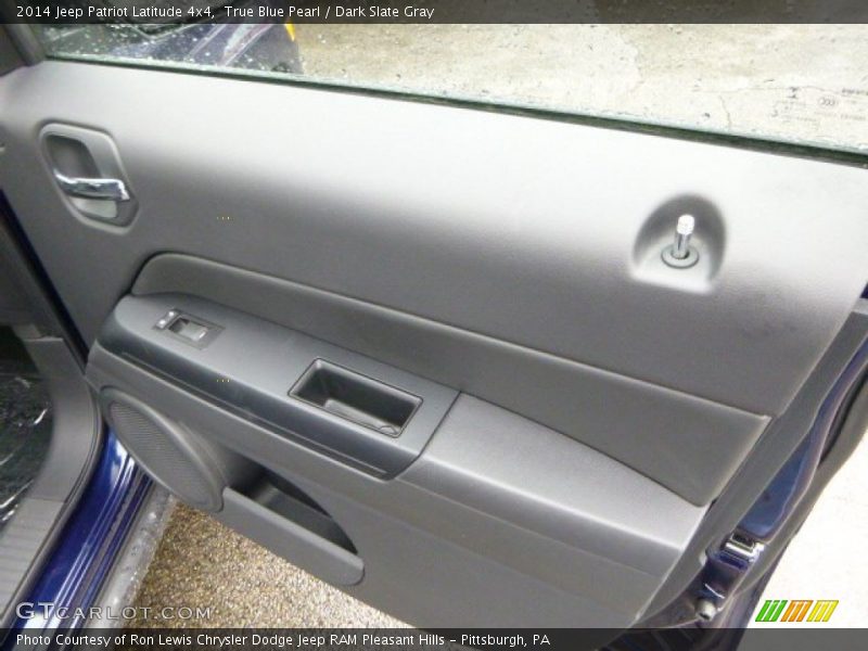 True Blue Pearl / Dark Slate Gray 2014 Jeep Patriot Latitude 4x4