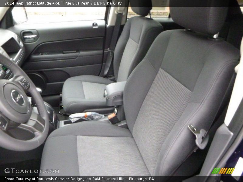 True Blue Pearl / Dark Slate Gray 2014 Jeep Patriot Latitude 4x4