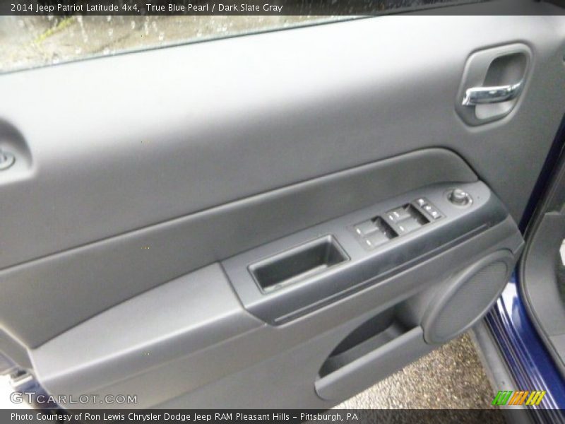 True Blue Pearl / Dark Slate Gray 2014 Jeep Patriot Latitude 4x4
