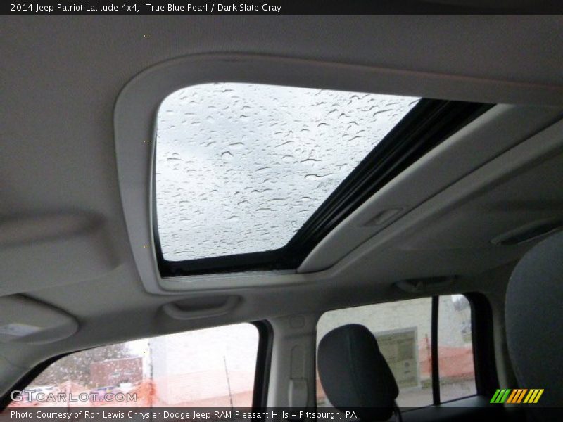 True Blue Pearl / Dark Slate Gray 2014 Jeep Patriot Latitude 4x4