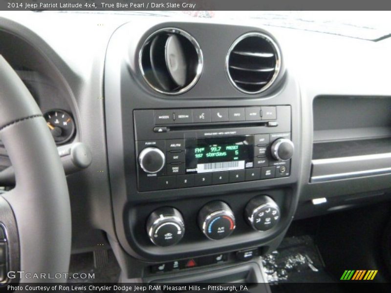 True Blue Pearl / Dark Slate Gray 2014 Jeep Patriot Latitude 4x4