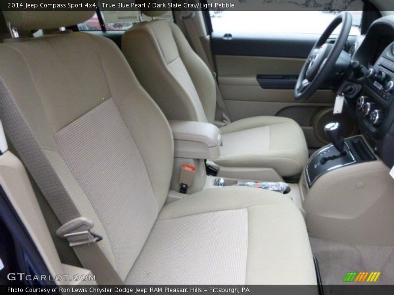 True Blue Pearl / Dark Slate Gray/Light Pebble 2014 Jeep Compass Sport 4x4
