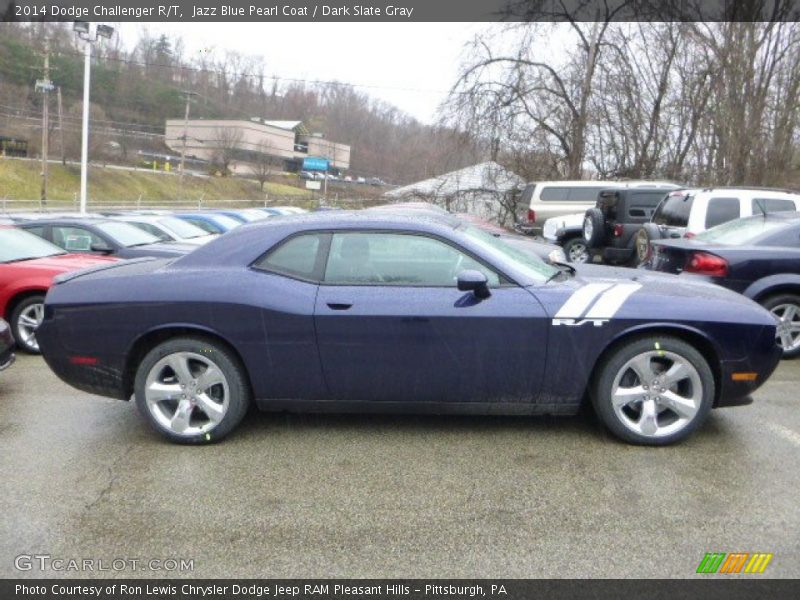 Jazz Blue Pearl Coat / Dark Slate Gray 2014 Dodge Challenger R/T