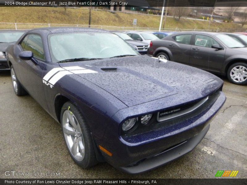Jazz Blue Pearl Coat / Dark Slate Gray 2014 Dodge Challenger R/T