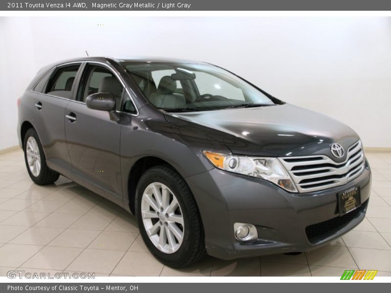Magnetic Gray Metallic / Light Gray 2011 Toyota Venza I4 AWD